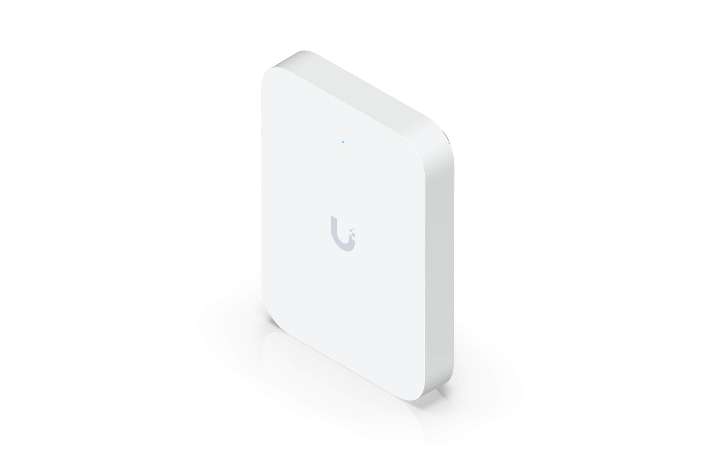 Access Point Unifi U7 In-Wall<br>Wandmontierter WiFi 7 AP mit 4 räumlichen Streams und integriertem 2,5 GbE PoE-Switch für den Einsatz im Gastgewerbe