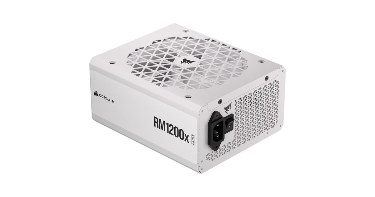 CorsairRM1200x SHIFT modulaire 1200 watt voeding   (Wit, 1x 12V-2x6, 6x PCIe)
