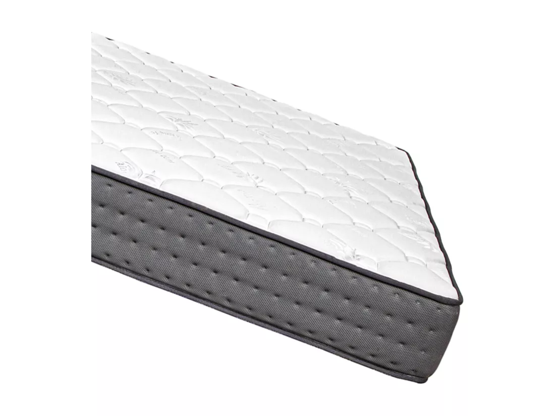 Matelas SOMI King Size en mousse, réversible 3D face été/ hiver, mémoire de forme, indépendance du couchage - 180 X 200 X 20 cm