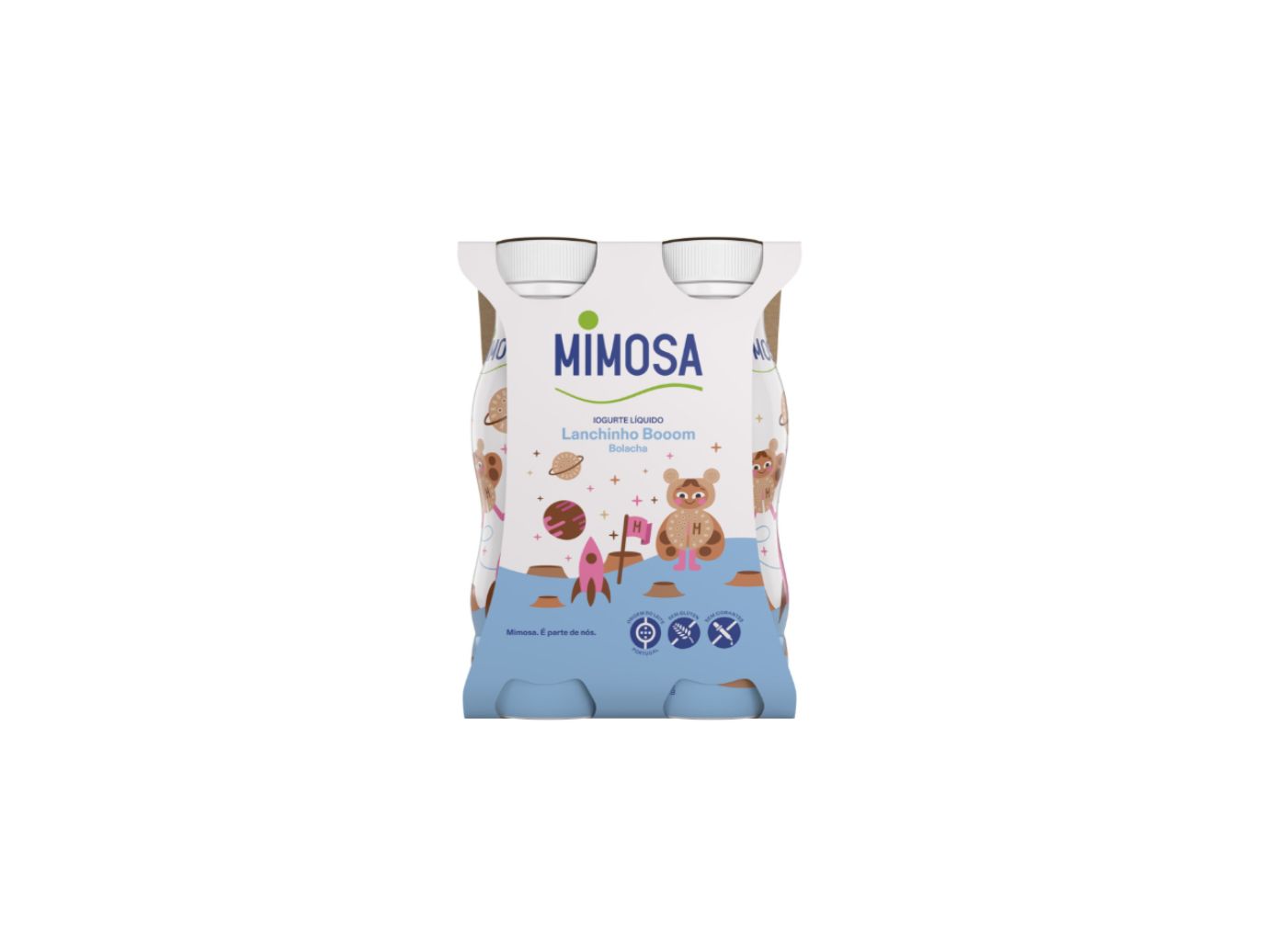IOGURTE LIQUIDO MIMOSA BOLACHA 4X151 ML