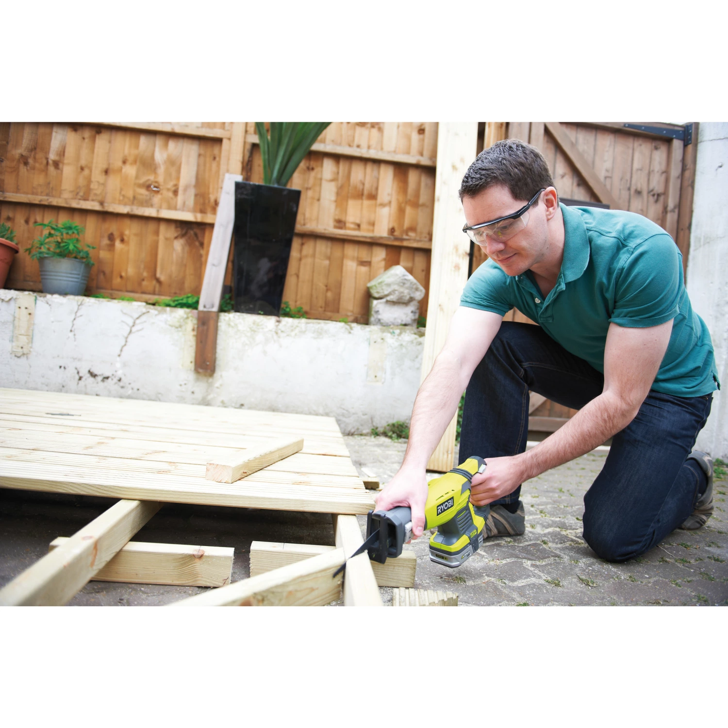 Ryobi RRS1801M One  18V Li-Ion accu reciprozaag body - snelwissel - 5133001162