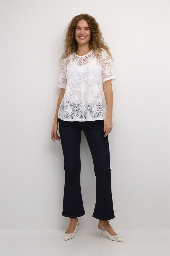 Culture CUhenriette Olu SS Blouse Spring gardenia