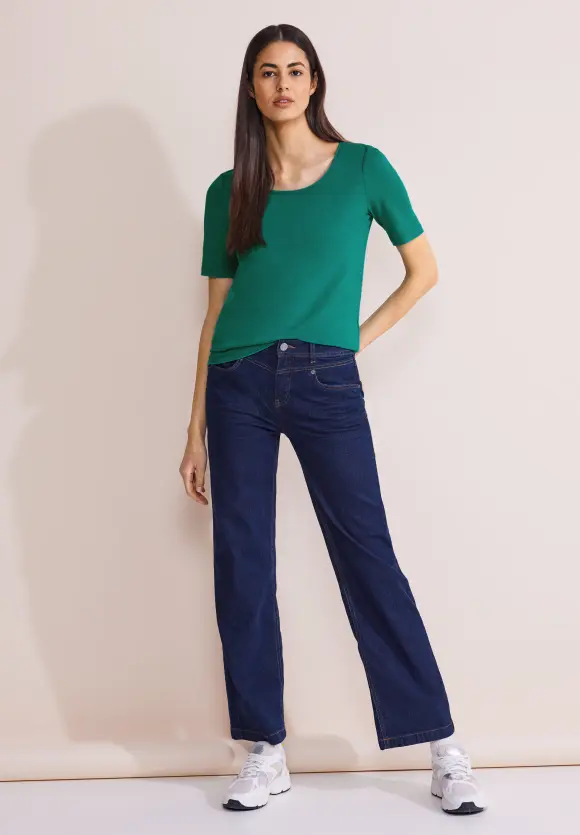 Basic T-Shirt - intense aqua