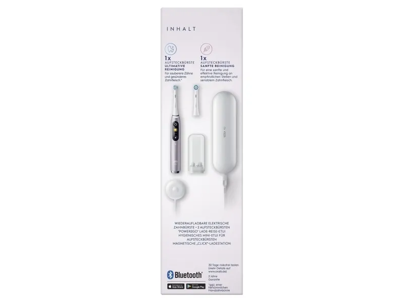 Braun Oral-B iO Series 9N, electric toothbrush (pink/white, Rose Quartz)