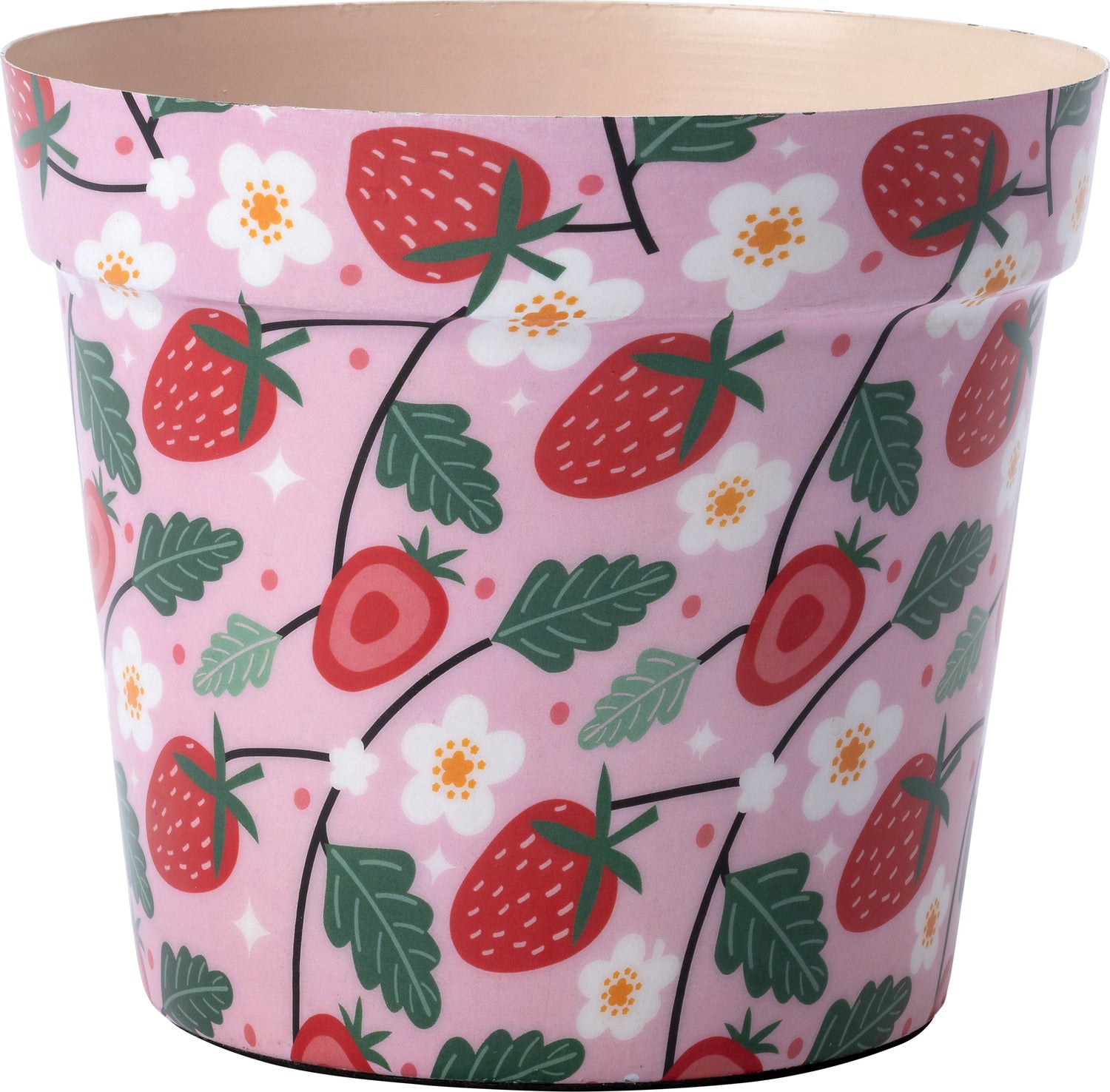 Intratuin bloempot Efi roze D 15 H 13 cm