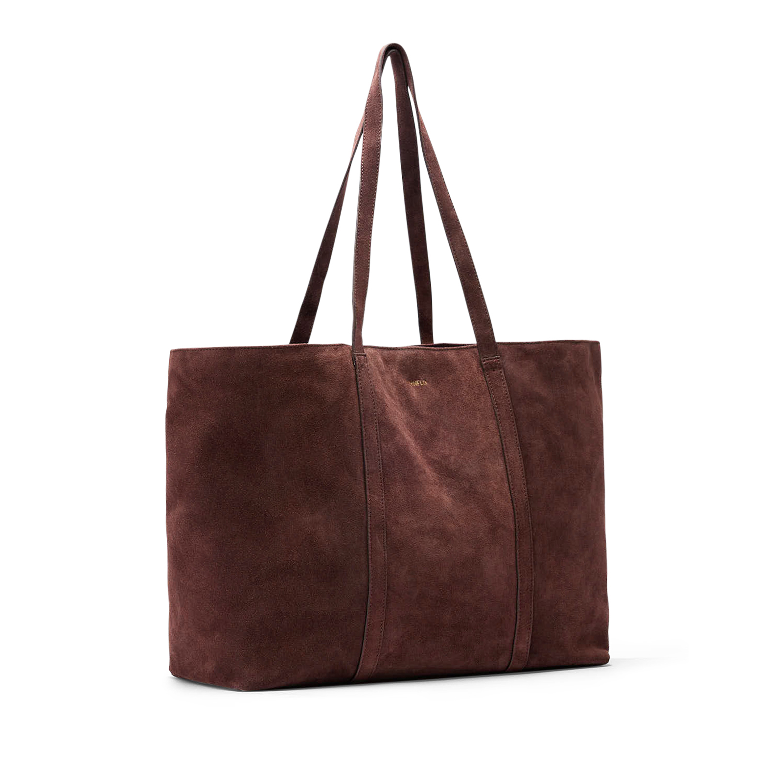 Bordeaux suède shopper