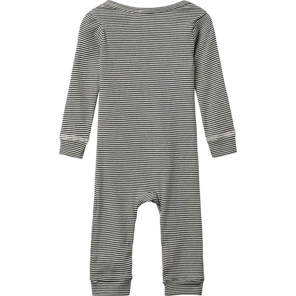 Køb COPENHAGEN COLORS Navy/Cream Stripe Modal Full Body Romper