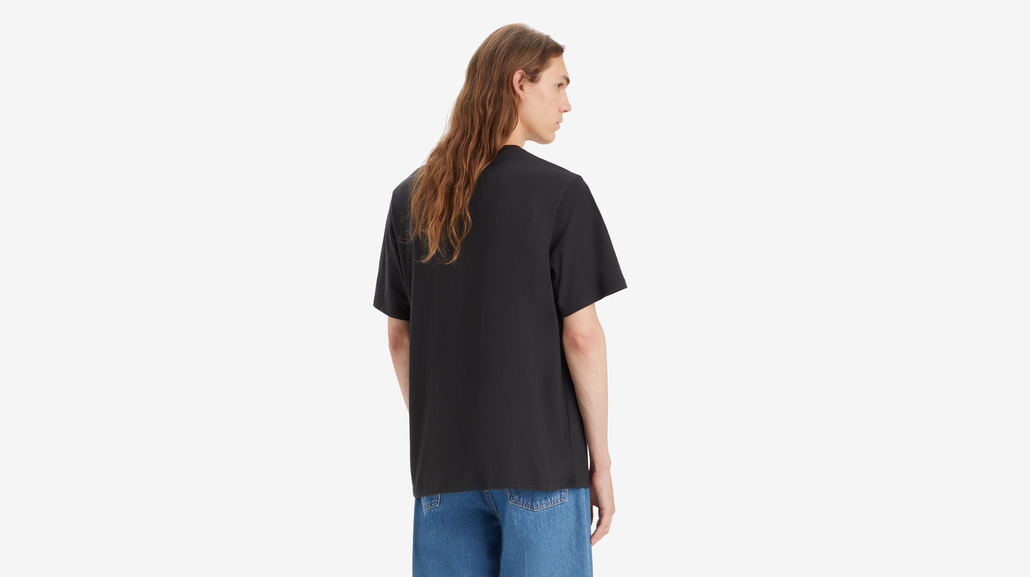T-shirt graphique Relaxed - Headline Floral Caviar - Noir