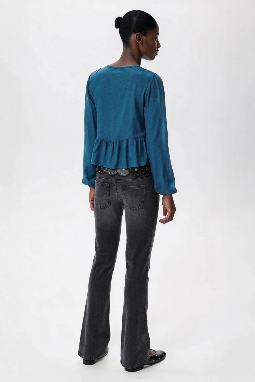 MANGO TEEN blousetop blauw