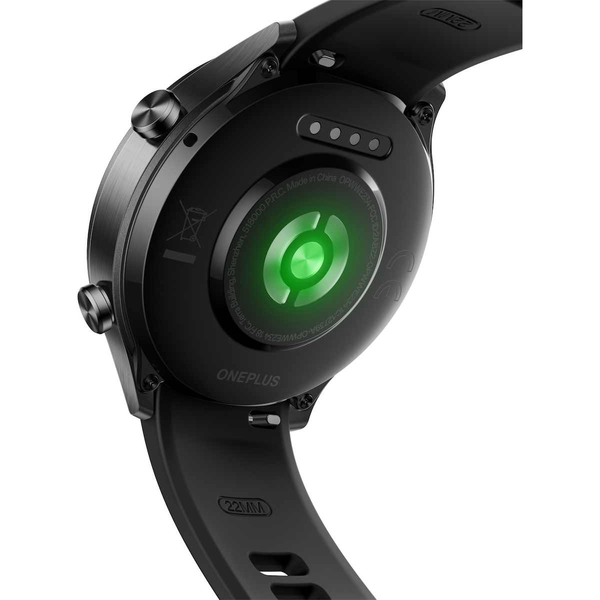 OnePlus Watch 2R hybridklokke 46 mm (grå)