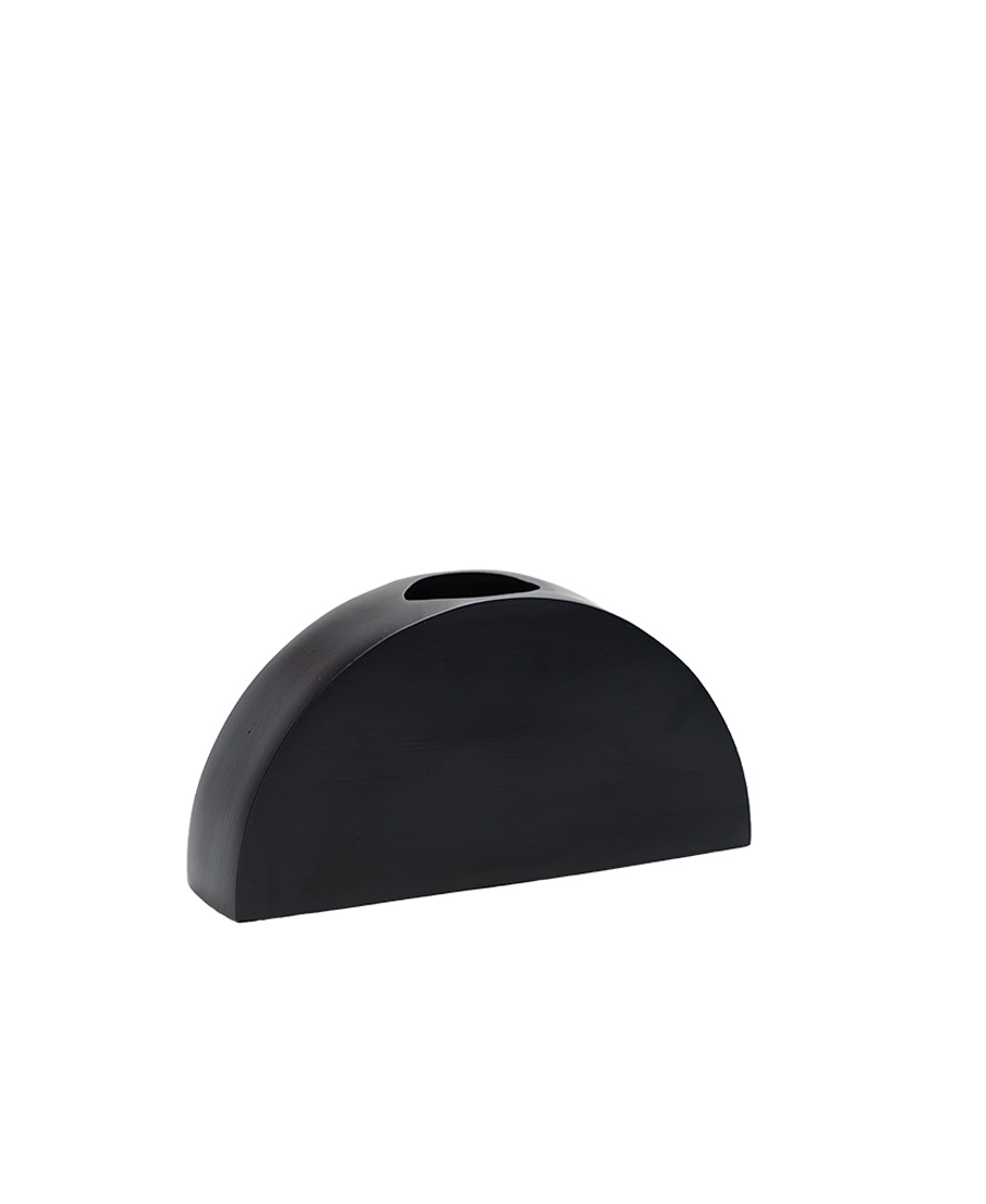 Vaas Ovalle S black L20 x B5 x H10 cm