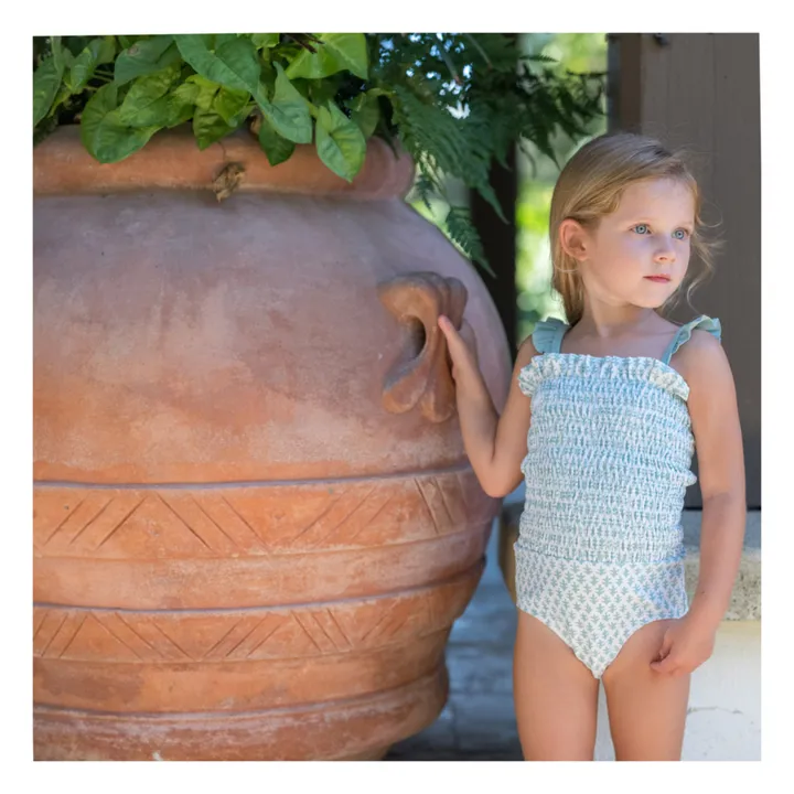 Minnow Maillot de Bain Smocked | Bleu