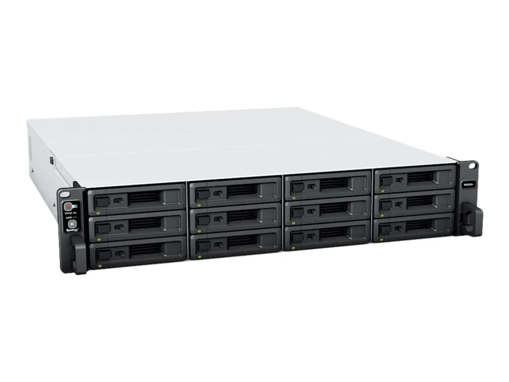 Synology RackStation RS2423RP  - NAS-server - 12 bays - rackversion - SATA 6Gb/s - RAID JBOD, 0, 1, 5, 6, 10 - RAM 8 GB - Gigabit Ethernet / 10 Gigabit Ethernet - iSCSI support - 2U