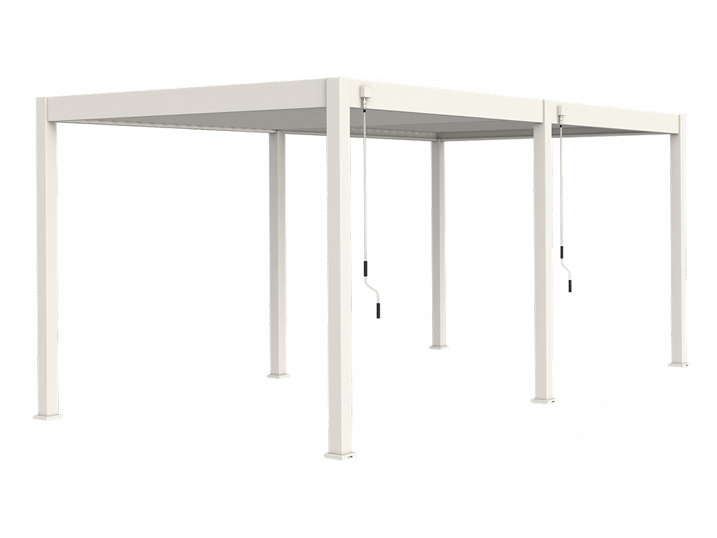 Novum ORION 360 x 530 terrasoverkapping - White