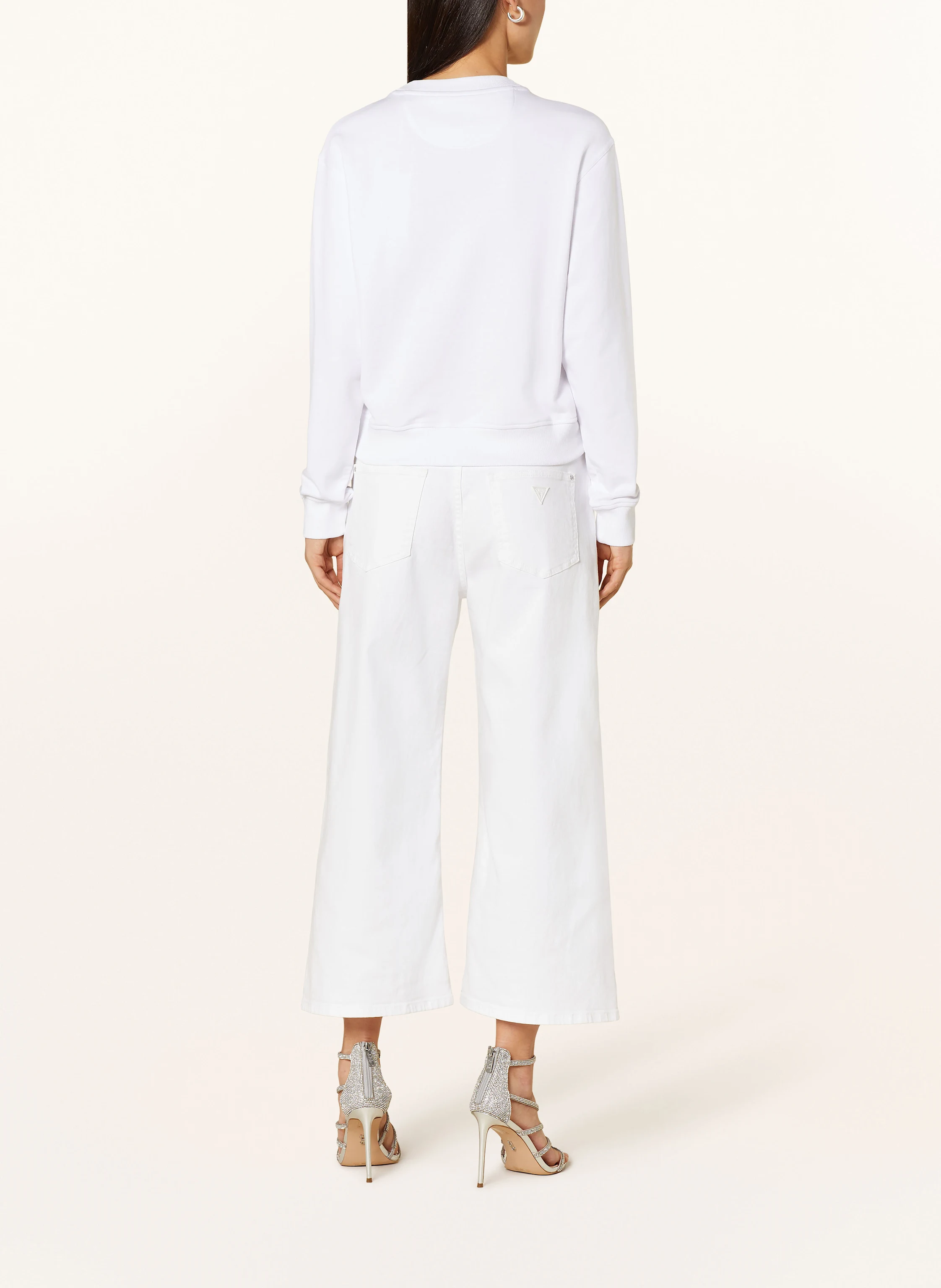 GUESS Sweatshirt mit Schmucksteinen