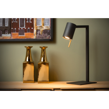 Lucide bureaulamp Lesley zwart