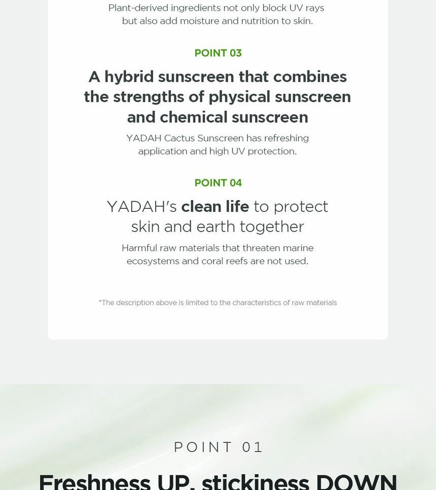 YADAH - Cactus Zonnebrandcrème