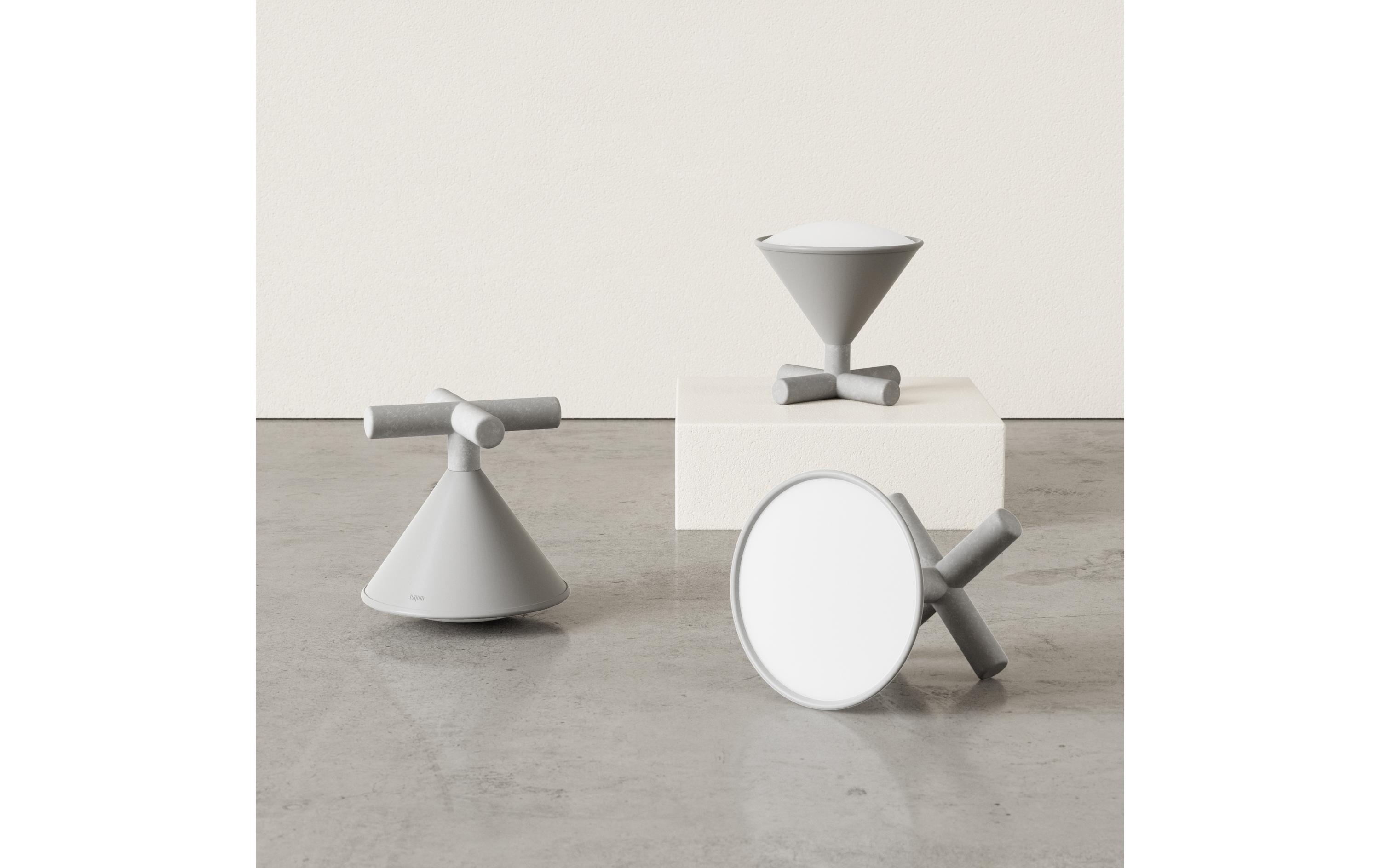 Tischleuchte Cono GrauLED Lampe