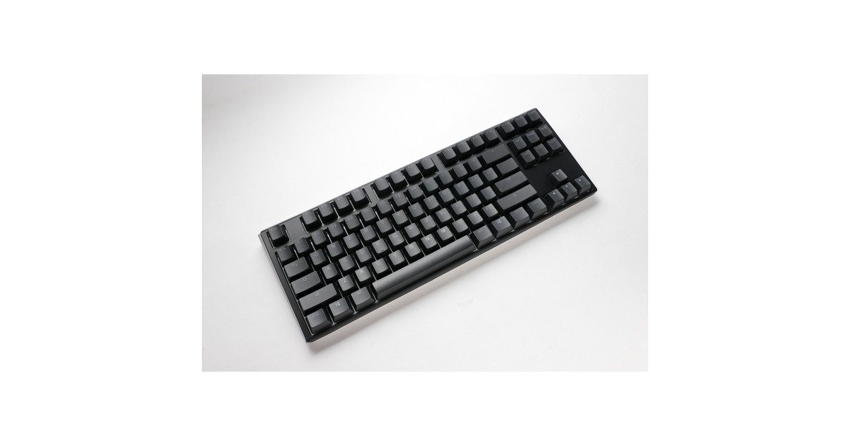 DuckyOne 3 Classic TKL, toetsenbord  (Zwart/wit, US lay-out, Cherry MX Speed Silver, RGB led, Double-shot PBT, Hot-swappable, QUACK Mechanics, 80%)