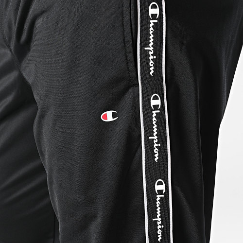 Pantalon Jogging A Bandes 217839 Noir