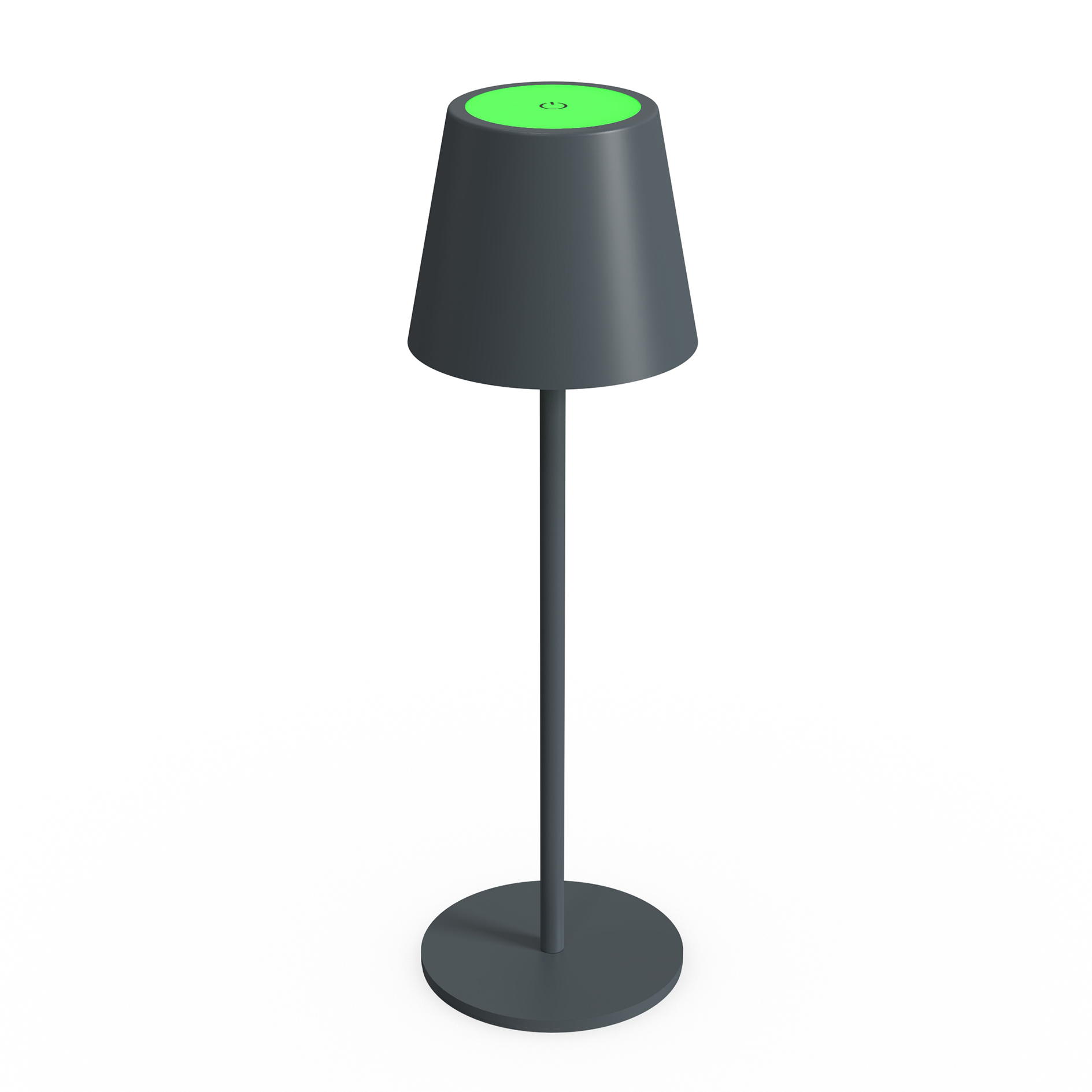 LED-RGB-Tischleuchte - anthrazit - Touchdimmer
