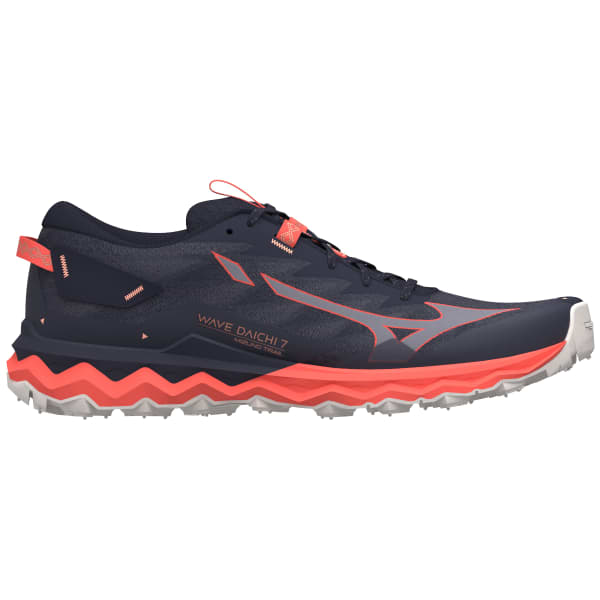 Chaussure trail MIZUNO WAVE DAICHI 7 W NIGHT SKY/QUICKSILVER/HOT CORAL