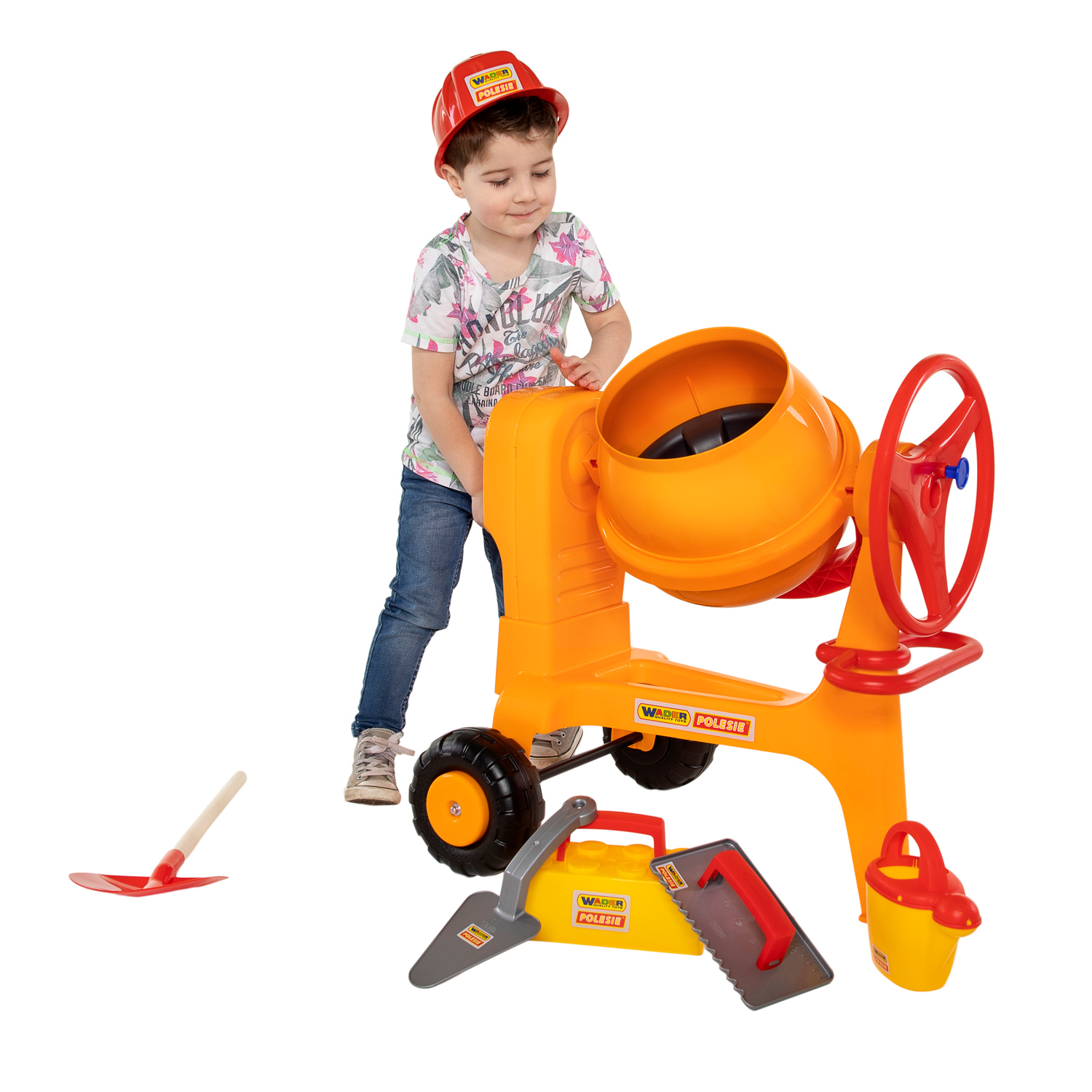 Cavallino Betonmolen met Accessoires, 9dlg.