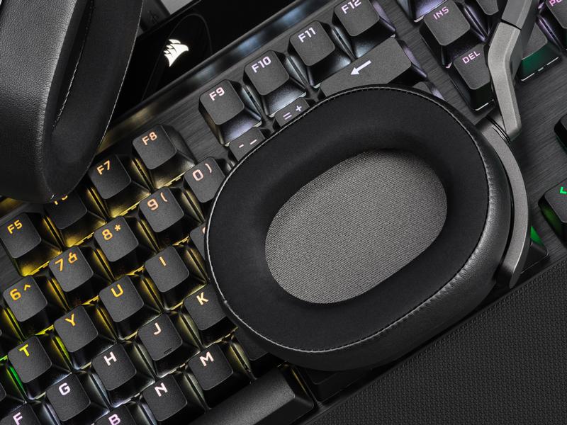 Corsair Headset HS65 Surround Schwarz Gaming Headset mit Surround Sound