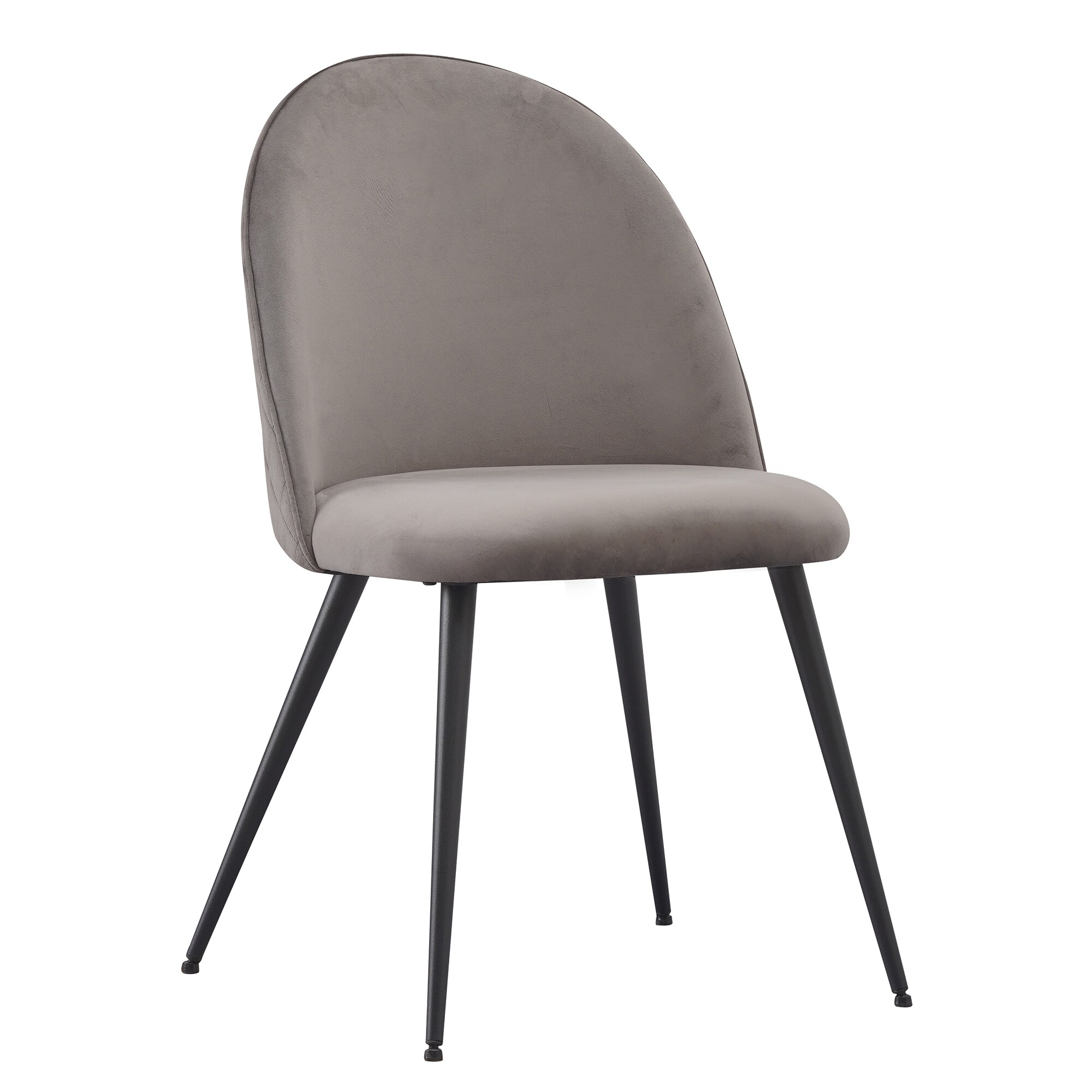 Albatros Esszimmerstühle mit Samt-Bezug 4er Set CAPO, Grau - Stilvolles Vintage Design, Eleganter Polsterstuhl am Esstisch - Küchenstuhl oder Stuhl Esszimmer mit hoher Belastbarkeit
