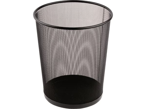 Papirkurv tråd metal sort 18 ltr.