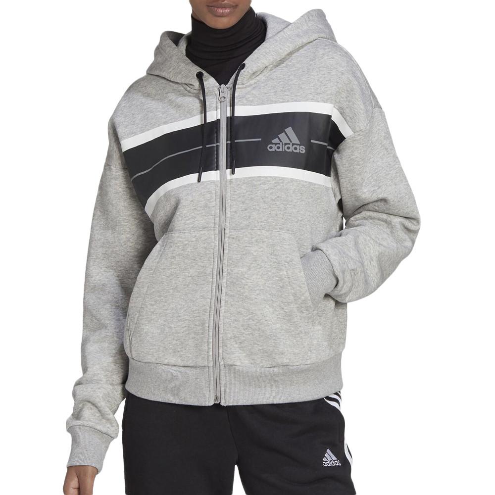 Adidas Sweat Gris Femme Adidas W Bluv Q4 Hd Tt