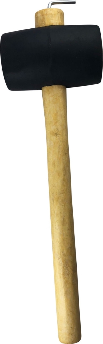 Berger Gummi Zelthammer aus Holz mit Heringsauszieher