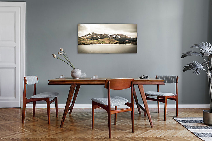 Toile imprimée Auvergne Lac 50 x 100 cm