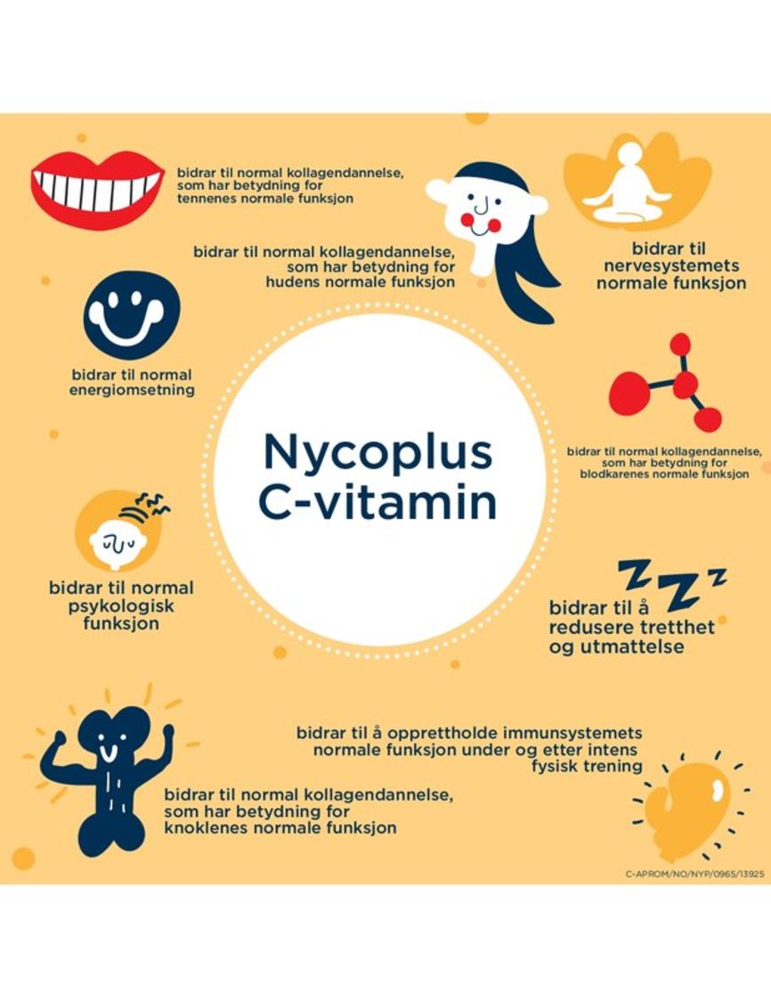 Nycoplus C-vitamin  tabletter 250 mg 100 tabletter