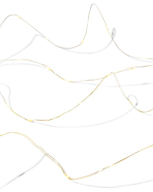 guirlande lumineuse dorée 100 lampes LED 10m