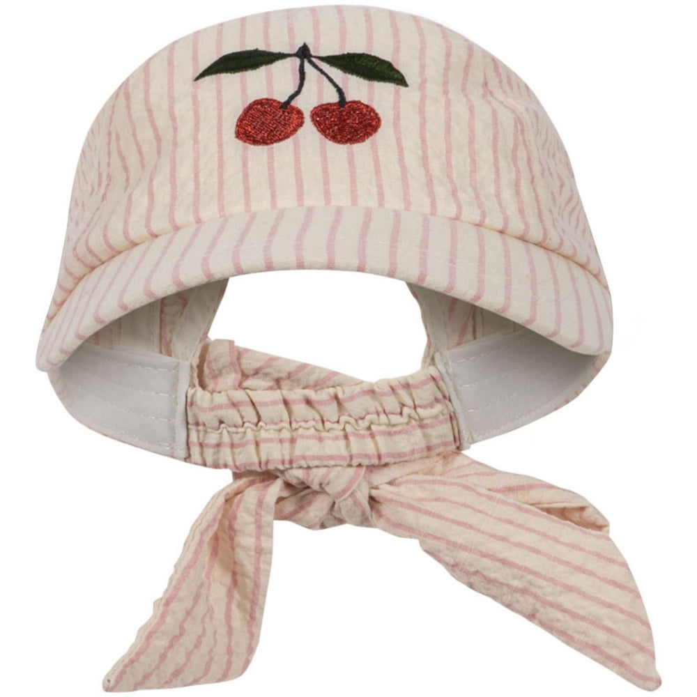 Køb Konges Sløjd Peony Stripe Ellie Sløjfe Kasket GOTS