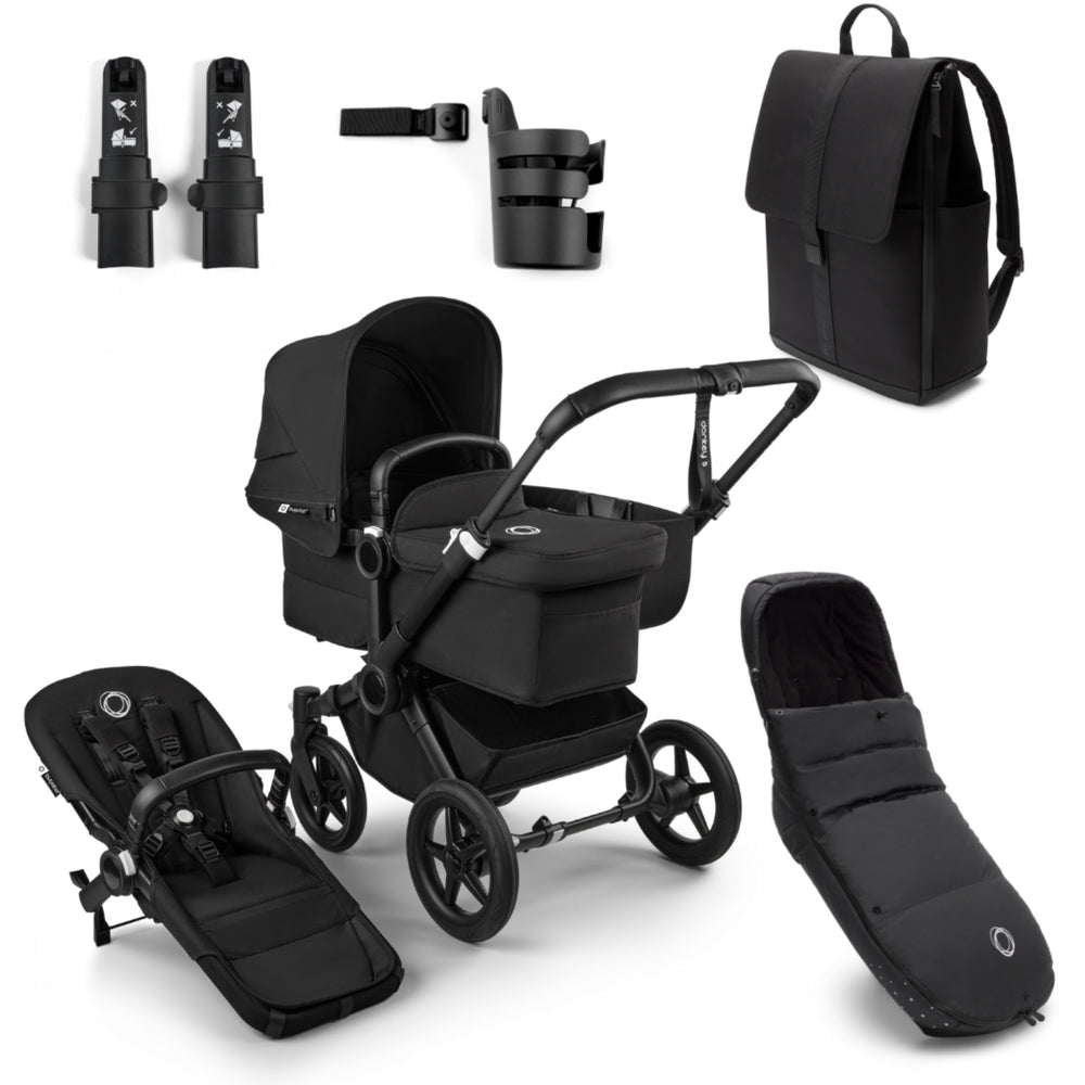 Køb Bugaboo Donkey 5 Mono Bundle Midnight Black