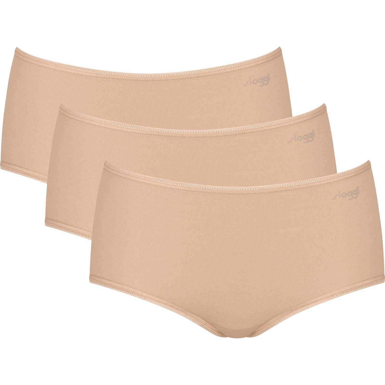Sloggi Damen-Slip 3er Pack Pure Comfort Midi