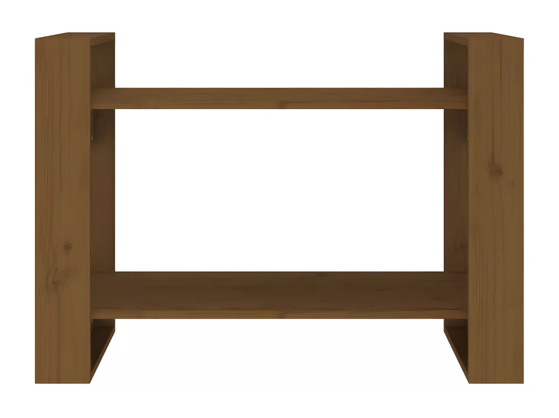Bibliothèque/Cloison Marron miel 80x35x56,5 cm Pin solide