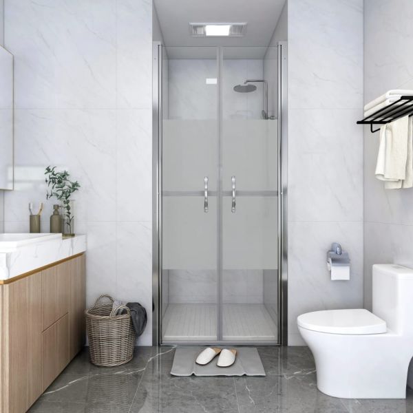 vidaXL Porta de Duche Esg Semiopaco 96x190 cm - 1914591244
