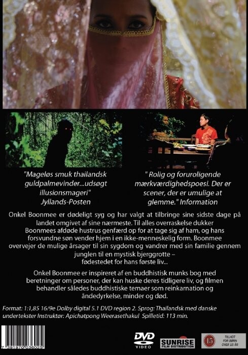 Onkel Boonmee Som Kan Huske Sine Tidligere Liv - DVD