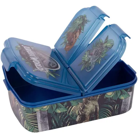 p:os Brotdose Jurassic World, 3 Fächer