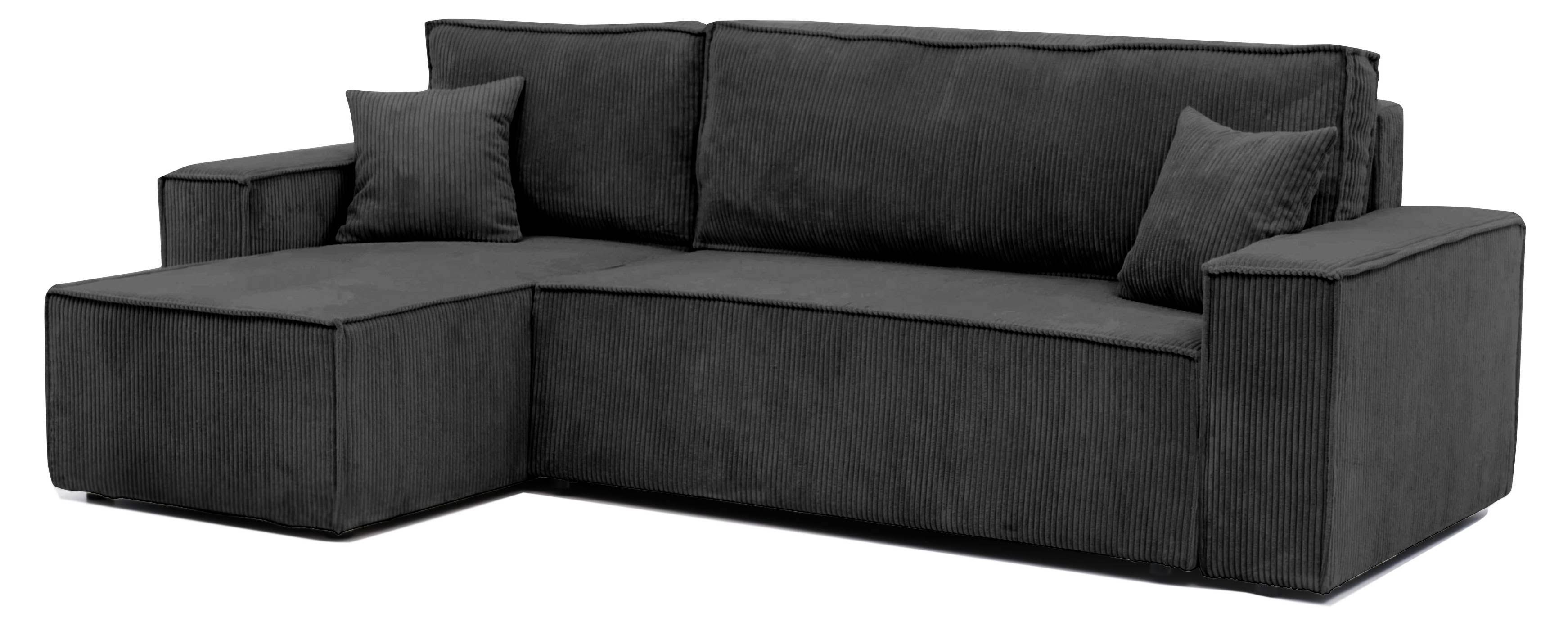 Idohome Ecksofa Textil 4-Sitzer