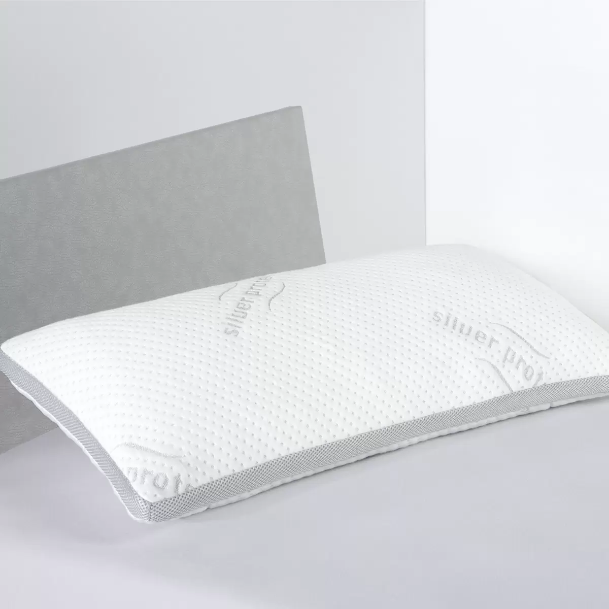 Nackenstütz-Kopfkissen Silver Protect weiss