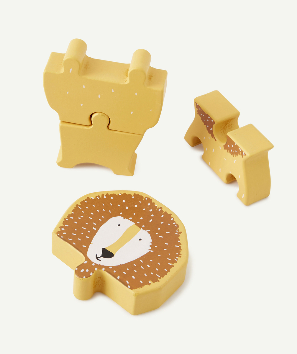 TRIXIEPUZZLE 4 PIÈCES EN BOIS LION BÉBÉ