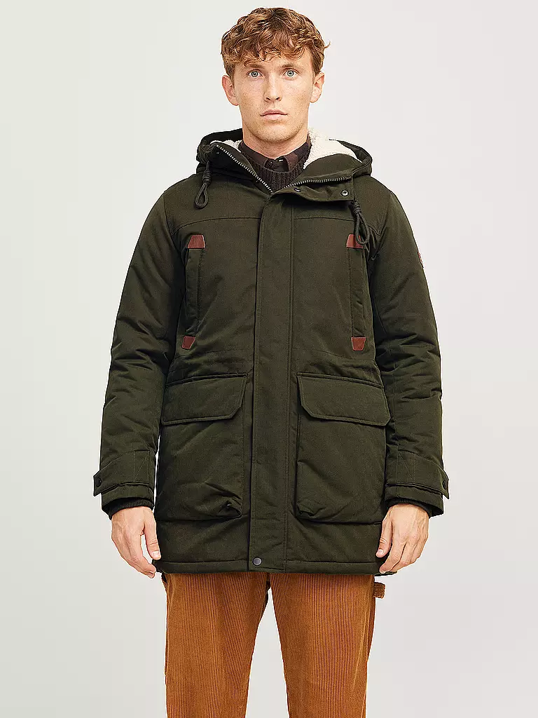 JACK & JONES Parka JJEPOLAR  olive