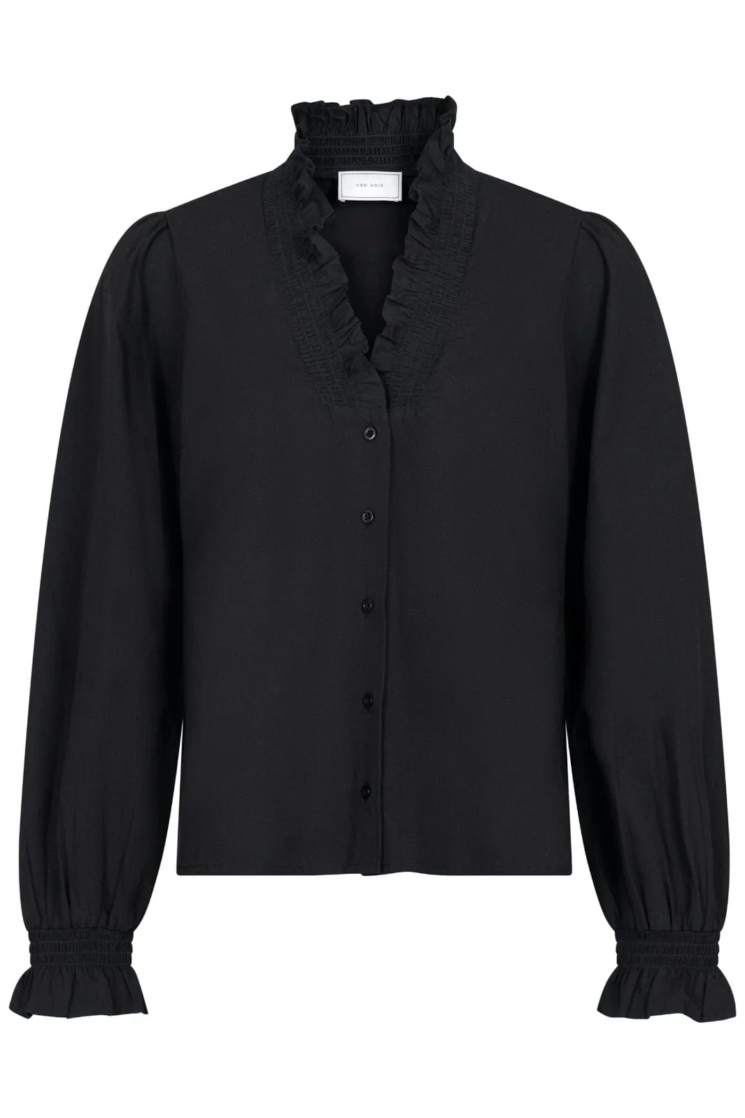 Neo Noir Brielle Solid Shirt black
