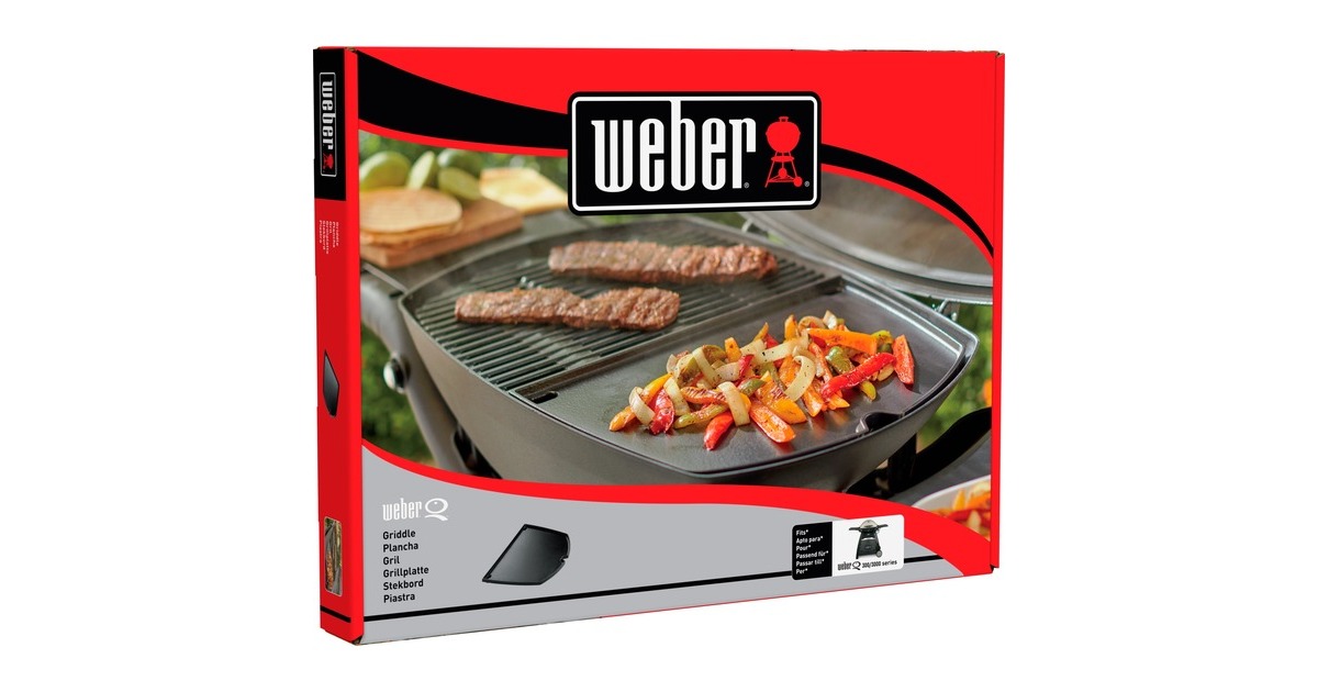 WeberBakplaat grillplaat  (Zwart)