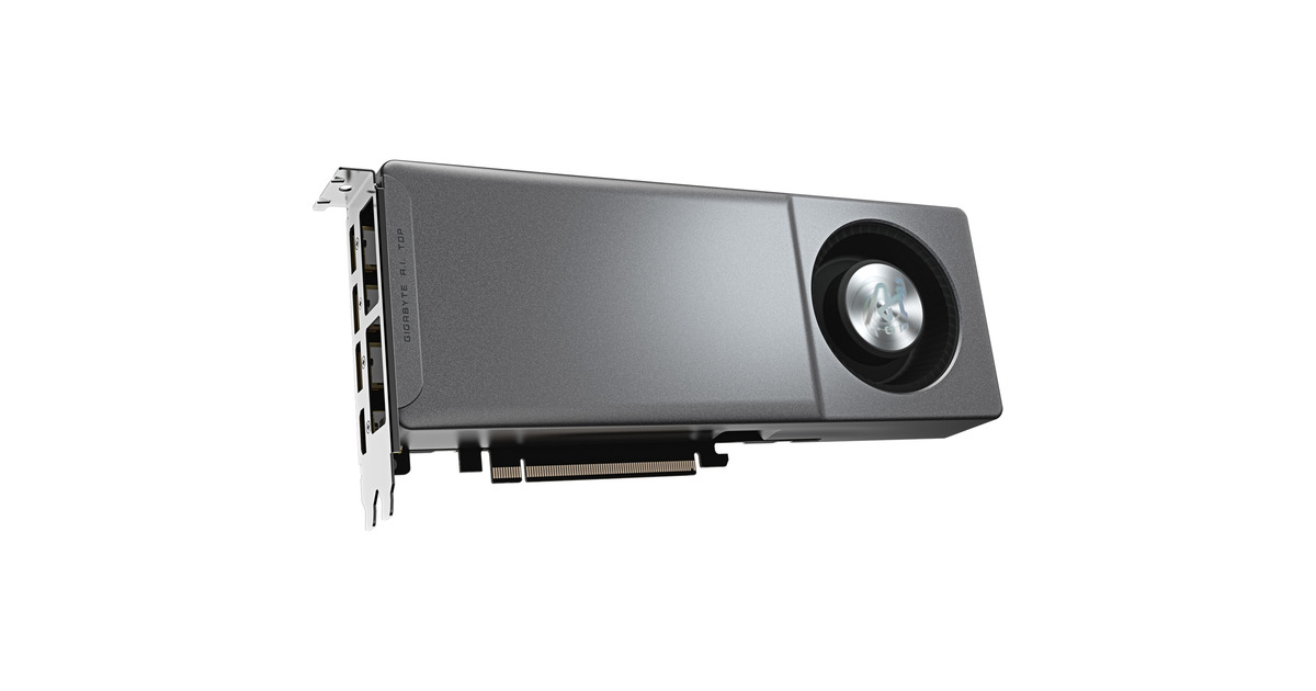 GIGABYTERadeon AI PRO R9700 AI TOP 32G grafische kaart  (Zwart, 3x DisplayPort, 1x HDMI)