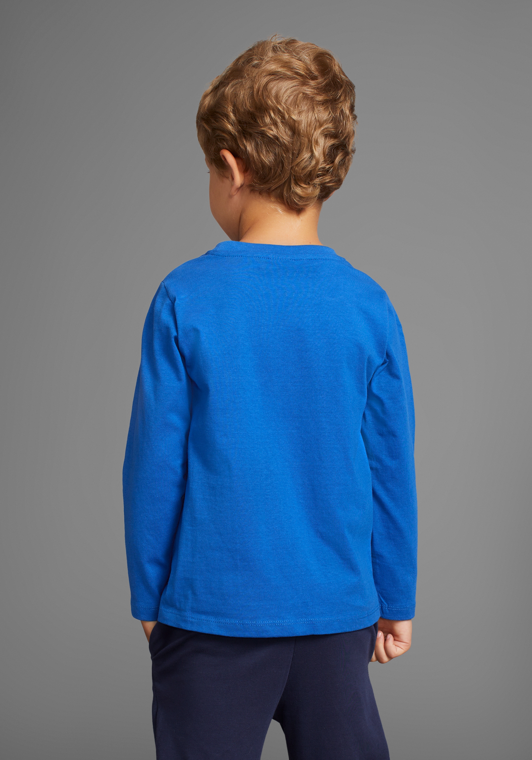 KIDSWORLD Langarmshirt »Bagger« , Baufahrzeuge für kleine Jungs